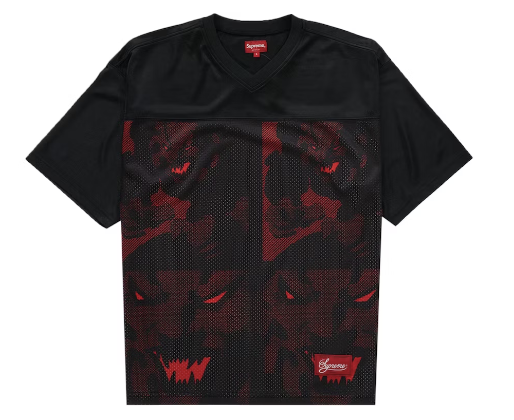 Supreme Ronin Black Football Jersey