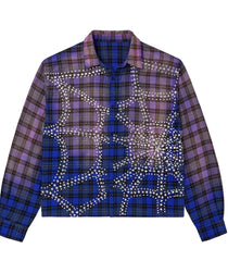 VALE BLUE INFERNO FLANNEL