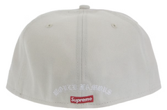 Supreme Gold Cross S Logo New Era Fitted Hat Stone