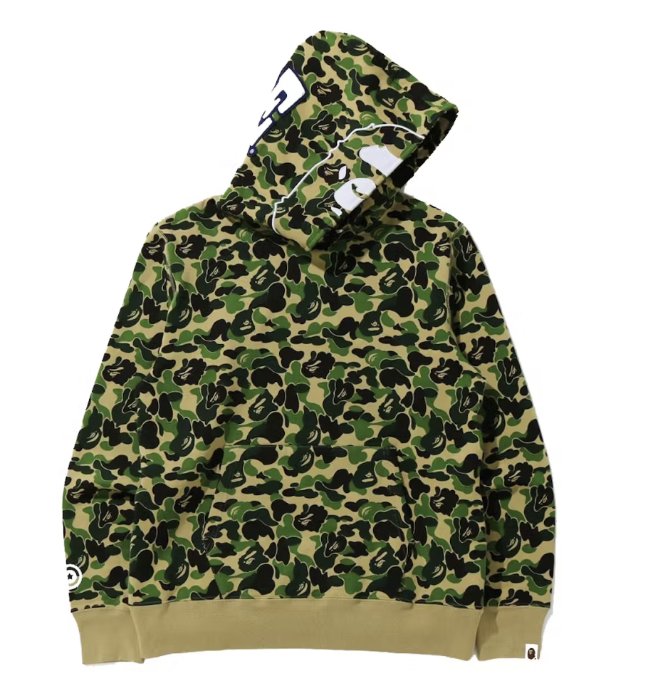 BAPE ABC Camo 2nd Ape Wide Fit Pullover Green