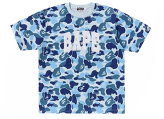 BAPE ABC Camo Relaxed Fit Tee Blue