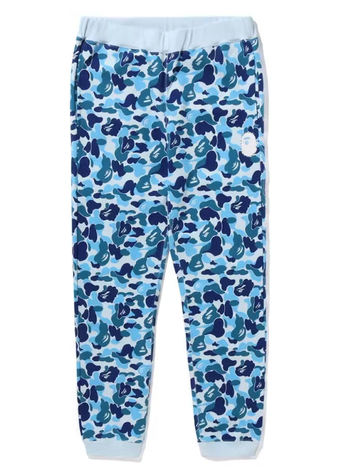 BAPE Blue ABC Camo Crystal Stone