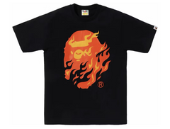 BAPE Flame Ape Head Tee Black/Red