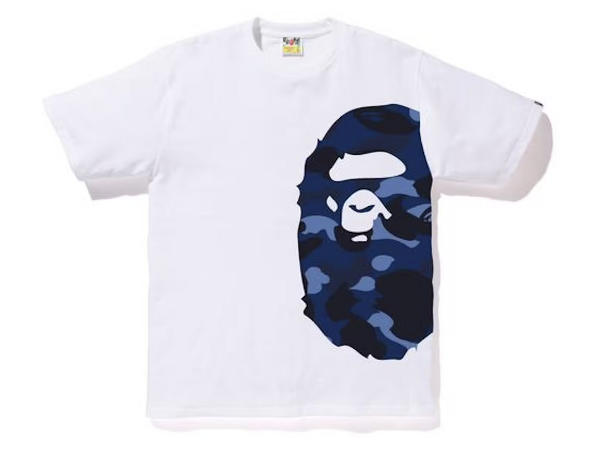 BAPE Big Ape Head Side White/Navy