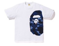 BAPE Big Ape Head Side White/Navy