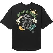 BAPE Black Embroidery Tee