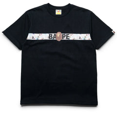 BAPE Floral Camo Tape Tee Black