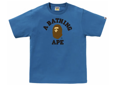 BAPE College Tee (SS24) Blue