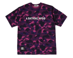 BAPE Color Camo Bathing Ape Relaxed Fit Tee Purple