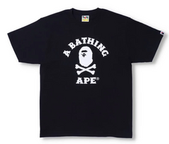 BAPE Crossbone College Tee Black