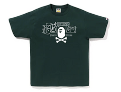BAPE Crossbone Logo Green Tee