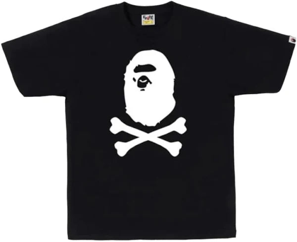 BAPE Big Head Crossbones Tee Black