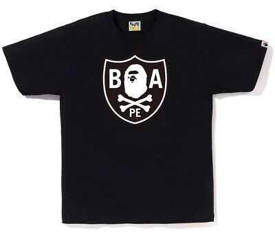BAPE Crossbone Shield Tee Black