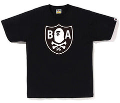 BAPE Crossbone Shield Tee Black