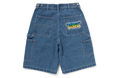 BAPE Patch Denim Jean Shorts