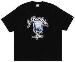 BAPE Bape Forbidden Zone Ape Head Tee Black