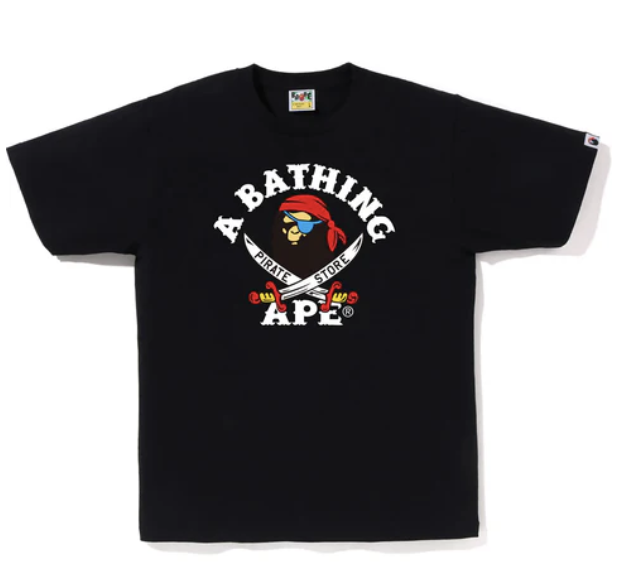 BAPE BLACK APE PIRATE TEE