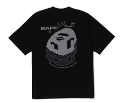 BAPE Reflective Print Tee Black