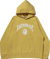 BAPE Bathing Ape Relaxed Fit Pullover Yellow