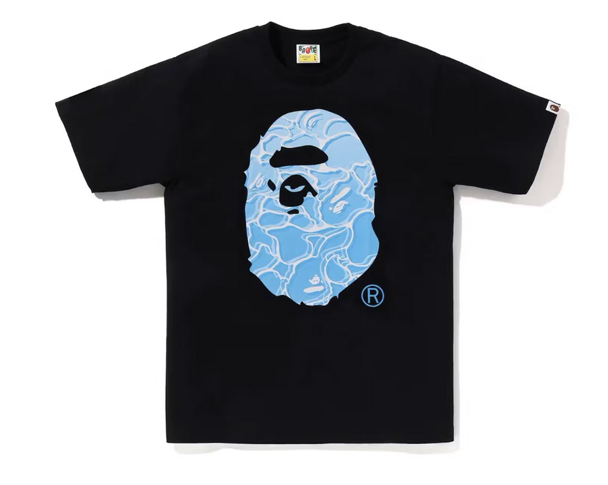 BAPE ABC Sea Surface Camo Tee Black