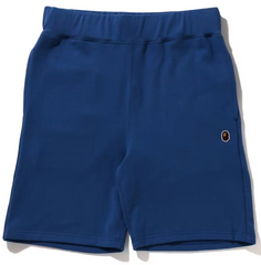 BAPE Ape Head One Point Sweat Short Blue
