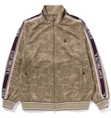 BAPE Tonal Solid Camo Track Jacket Beige