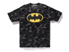 BAPE x DC Batman Color Camo Tee