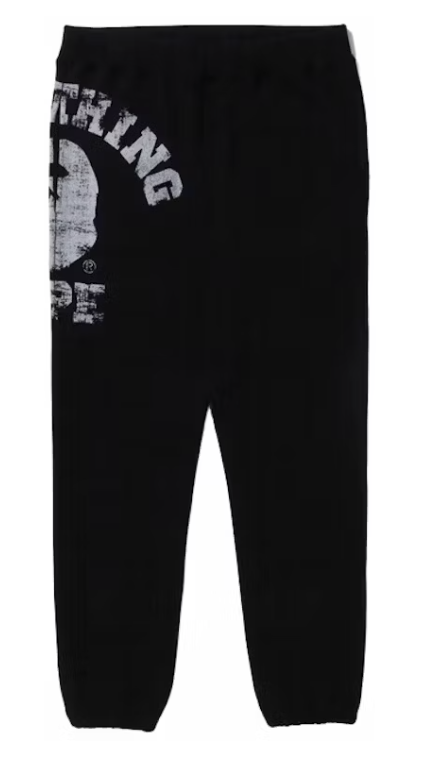 BAPE Big College Sweat Pants Black