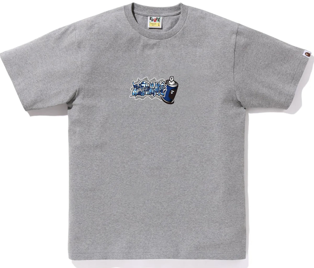 BAPE ABC Camo Spray Can Grey Tee