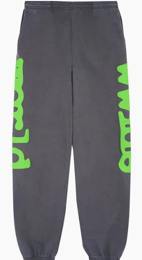 Sp5der Beluga Sweatpants Slate Grey/Green
