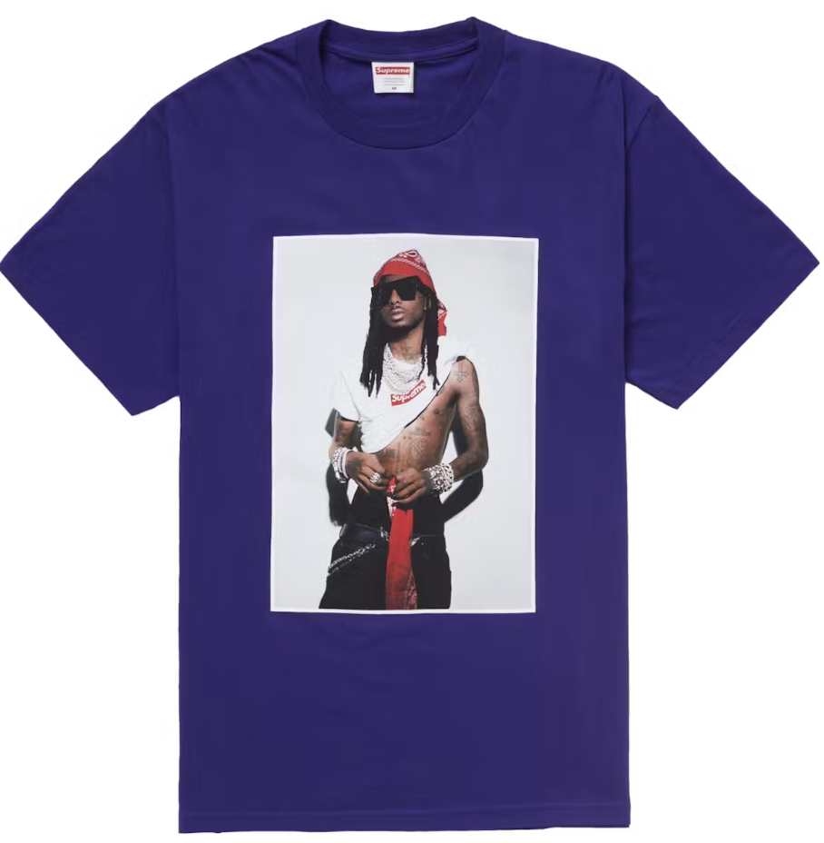 Supreme Carti Photo Tee Purple