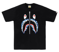 BAPE ABC Blue Camo Shark Black Tee (BF)