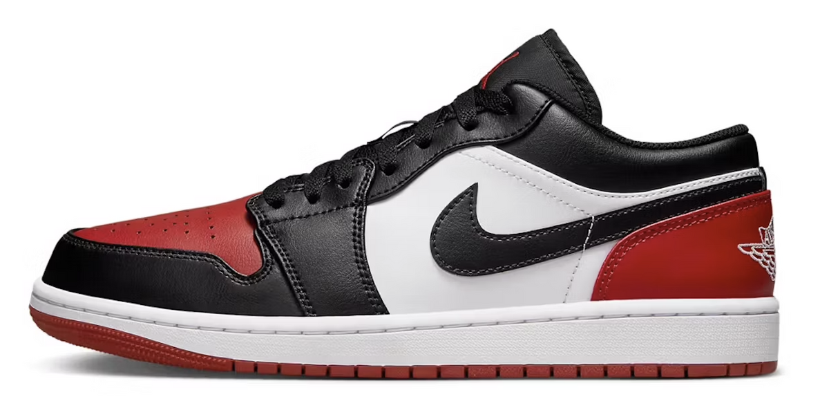 Jordan 1 Low "Bred Toe 2.0" GS