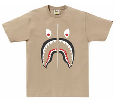 BAPE Mad Shark Face Beige Tee (BF)