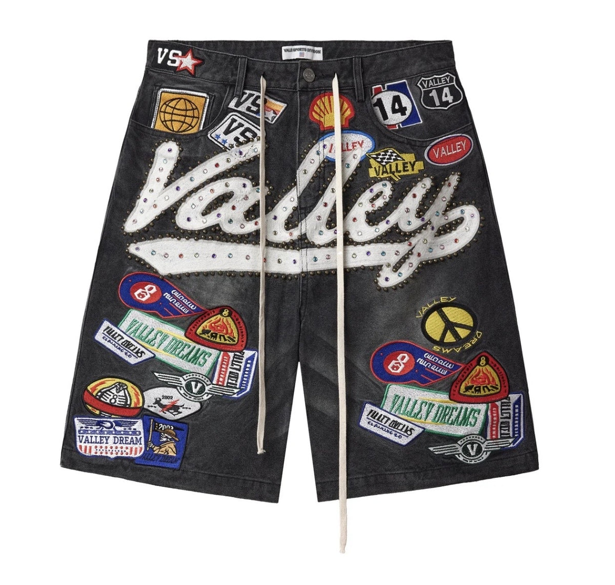 VALE BLACK 1980S JORTS