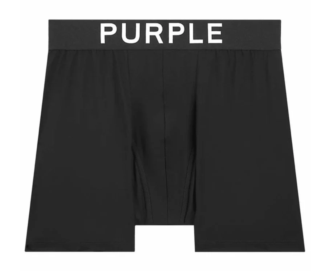 PURPLE BRAND BOXER BRIEF SINGLE BLACK