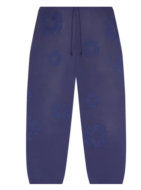 Denim Tears Mono Cotton Wreath Sweatpants Washed Blue
