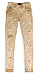 Purple Brand SANDSTONE ACID BLEACH SKINNY JEANS