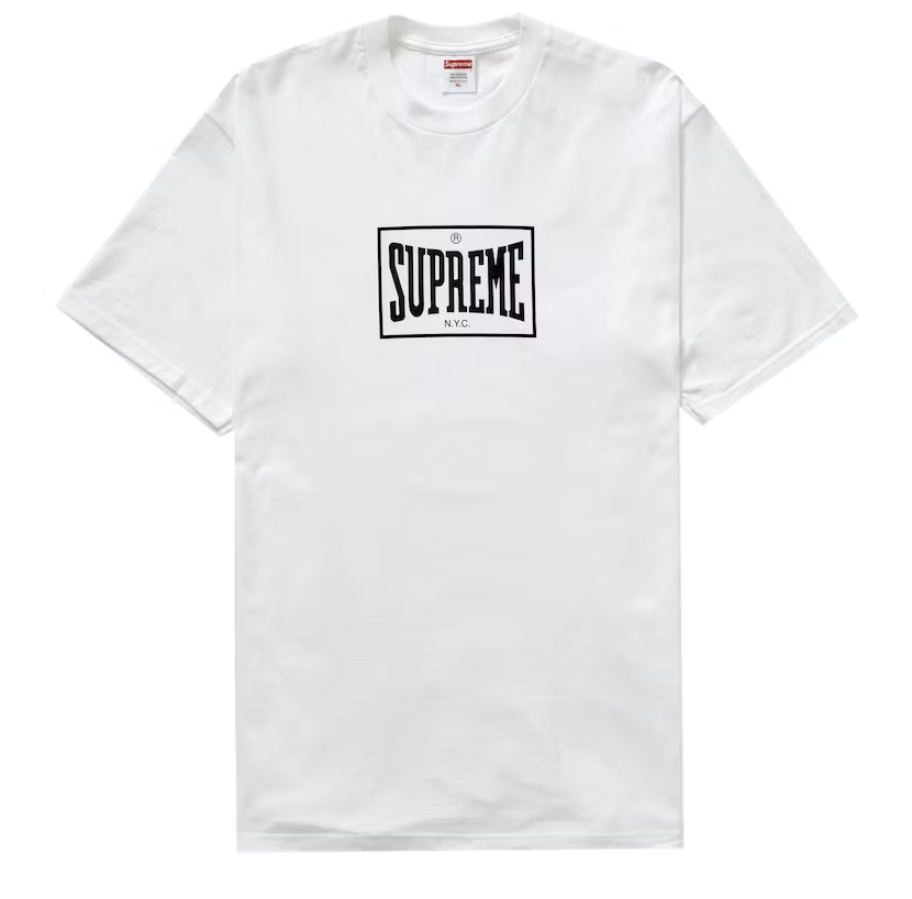 Supreme "Everlast" White Tee