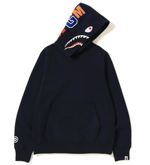 BAPE Shark Pullover Hoodie Navy