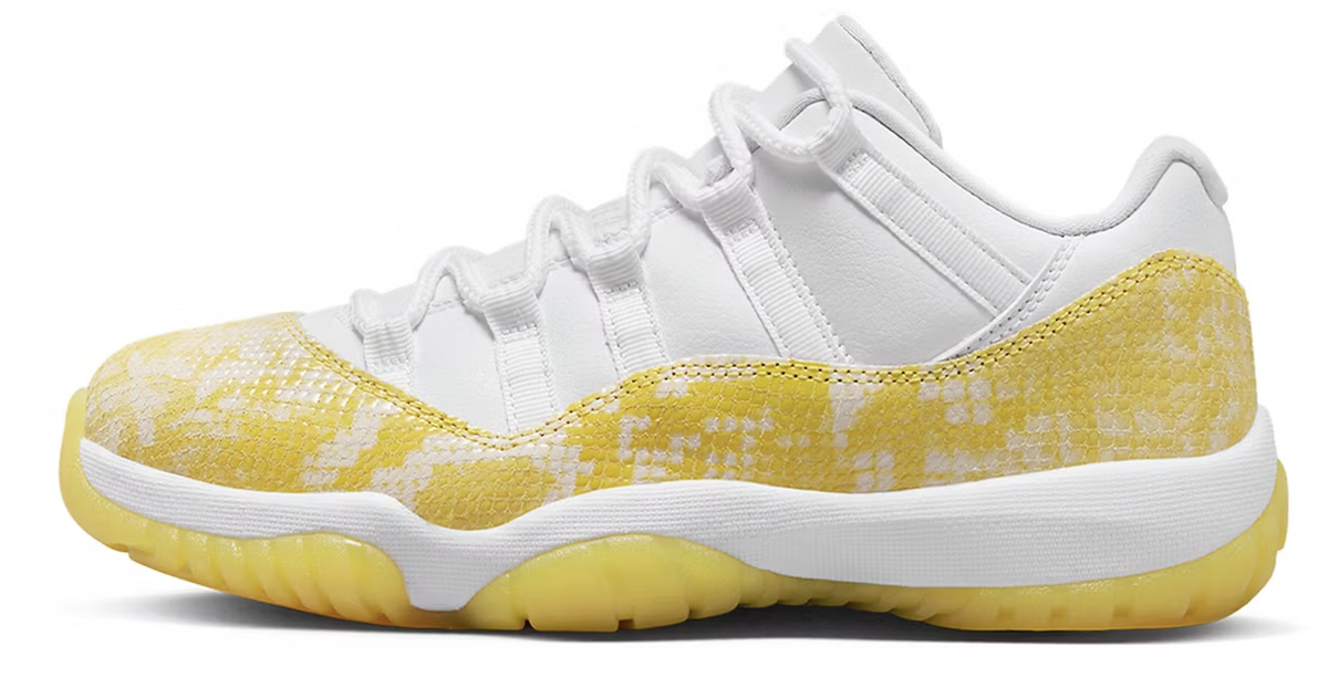 Jordan 11 Low "Yellow Snakeskin"