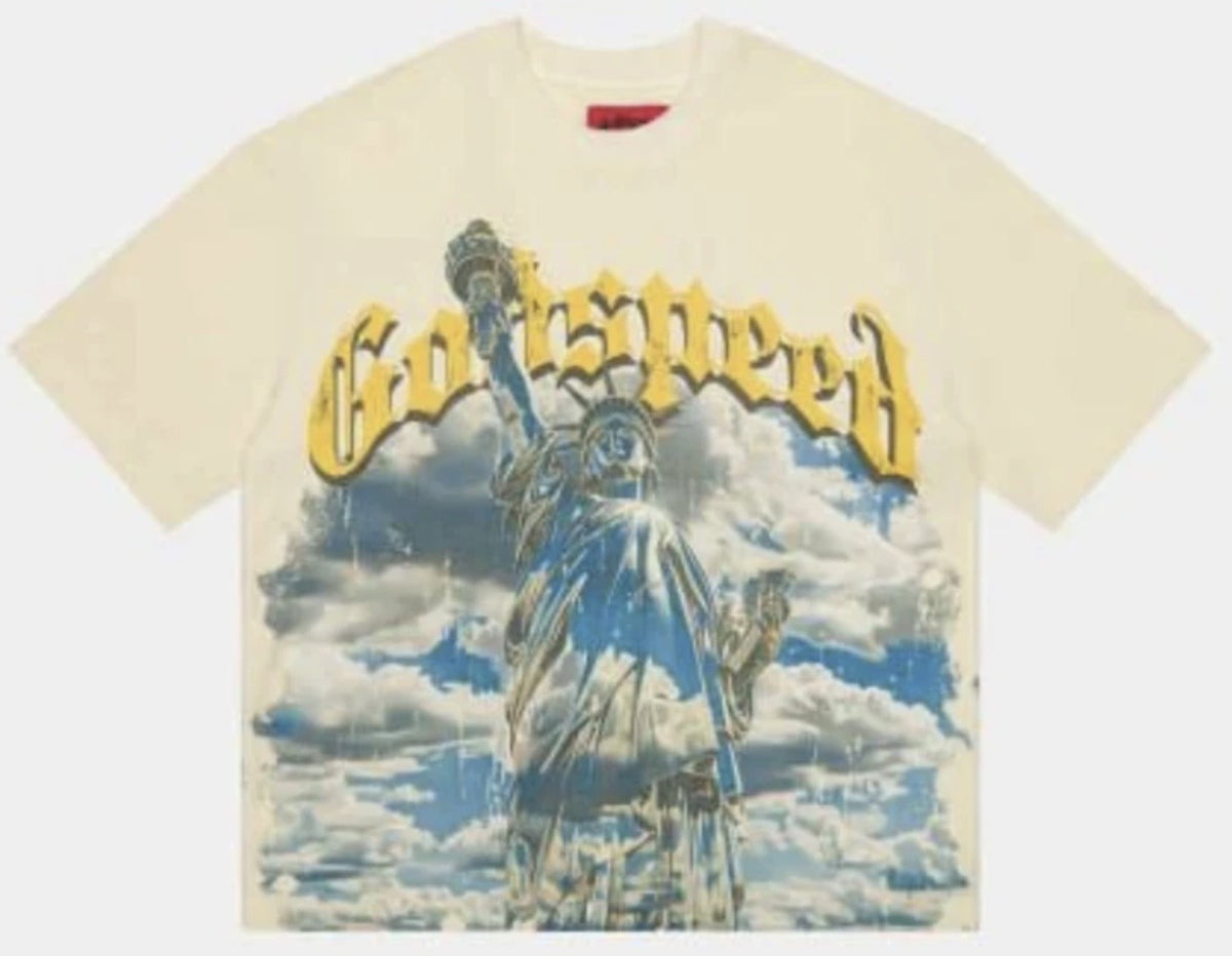 Godspeed "Chrome Liberty" Bone T-Shirt