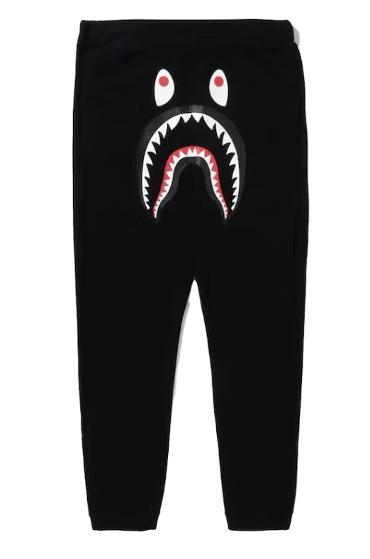 BAPE ABC Camo Shark Sweat Pants Black