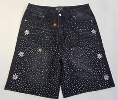 Washed Olive Black Astro Jorts