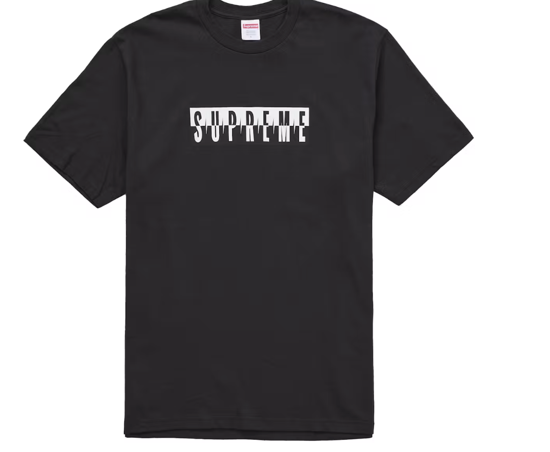 Supreme Split Tee (FW25) Black