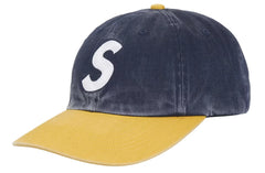 Supreme Pigment Coated 2-Tone S Logo 6-Panel Navy