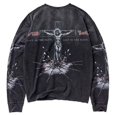 VALE FOREVER CONCRETE CROSS L/S BLACK
