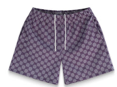 Bravest Studios Purple Matrix Shorts