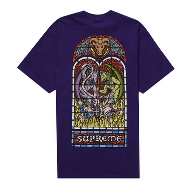 Supreme "Worship" Purple Tee