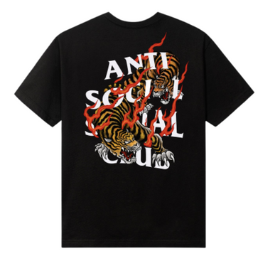Anti Social Social Club "Tiger Blood" Black Tee